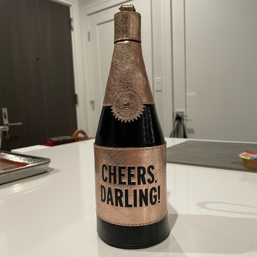 Kate Spade champagne bottle purse